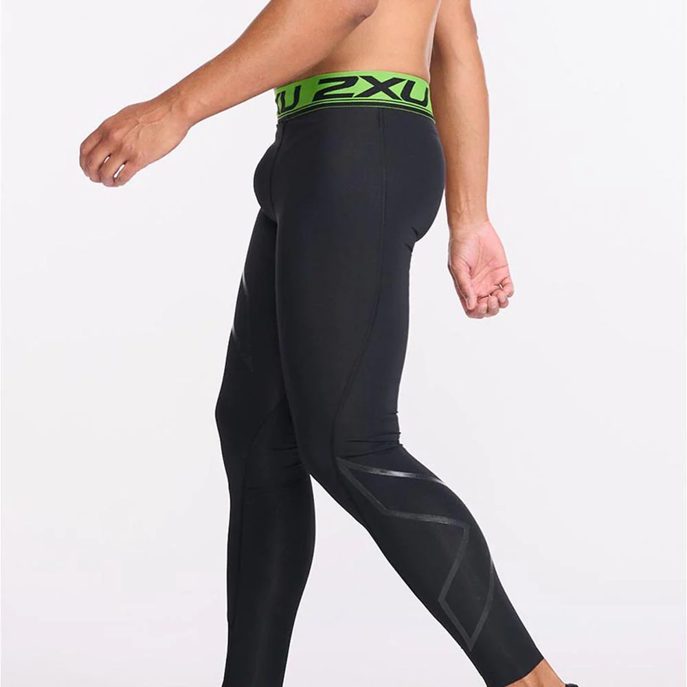 2XU Men Refresh Recovery Compression Tights - Black / Nero - Image 4