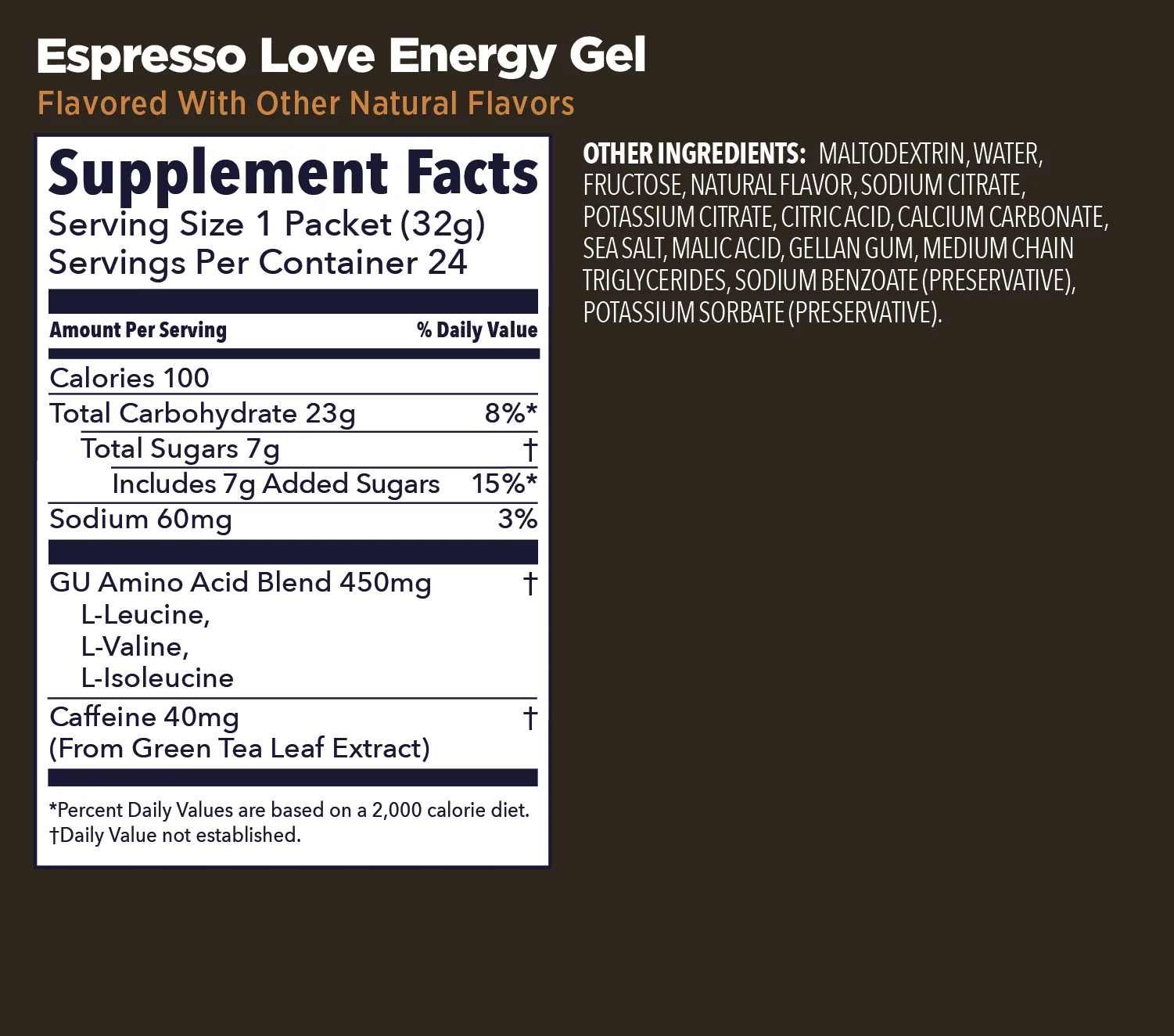 (6 Packs) GU Energy Gel - Espresso Love - Expiry Date: Dec 2026 / Feb 2027 - Image 2