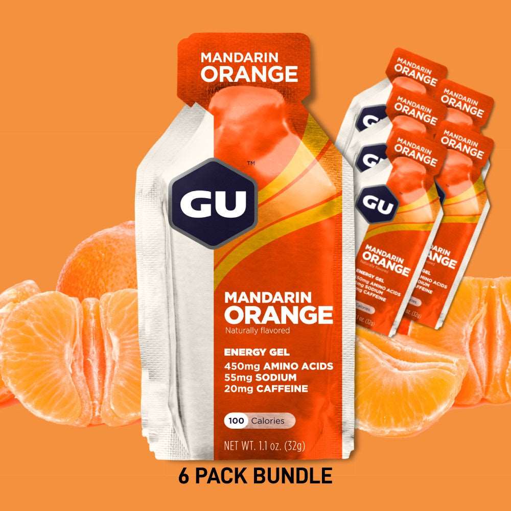 (6 Packs) GU Energy Gel - Mandarin Orange - Expiry Date: Nov 2026 - Image 4