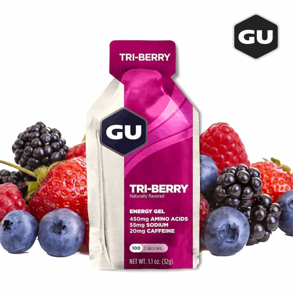 (6 Packs) GU Energy Gel - Tri-Berry - Expiry Date: Nov 2026 / Jan 2027 - Image 4