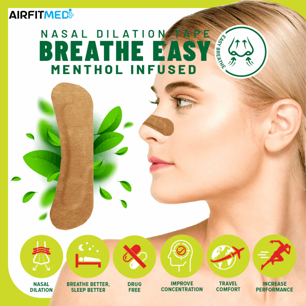 AirFit Medi Nasal Dilation Tape - Menthol Infused - Image 2