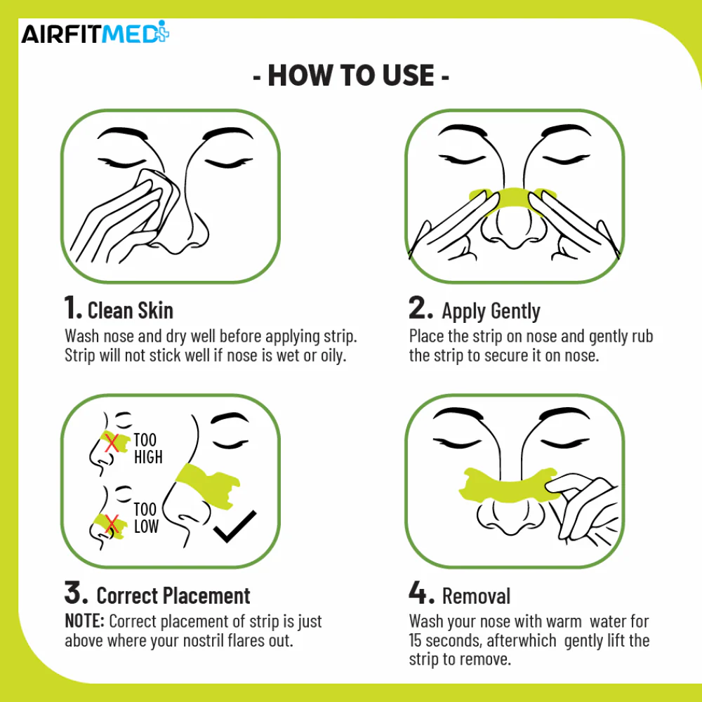 AirFit Medi Nasal Dilation Tape - Menthol Infused - Image 3