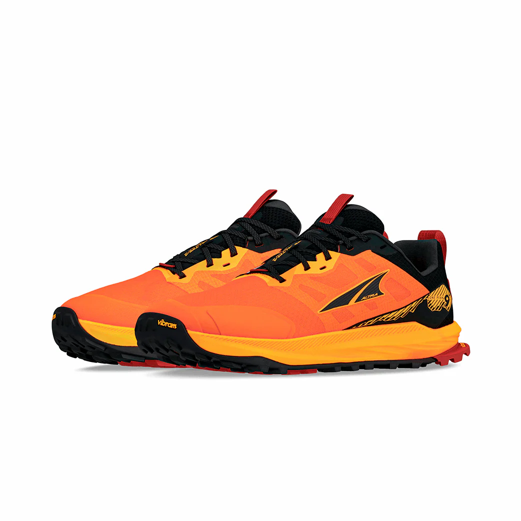 Altra Men Lone Peak 9+ - Orange / Black - Image 2