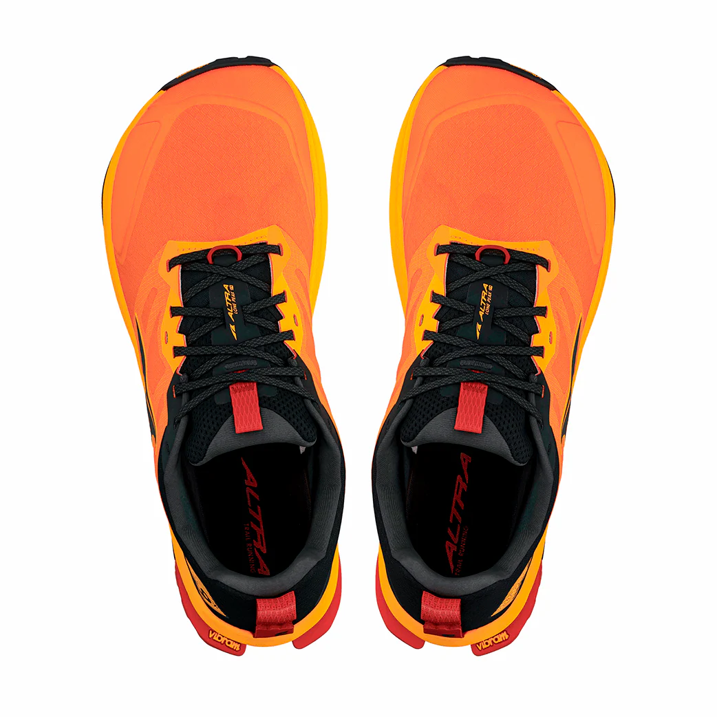 Altra Men Lone Peak 9+ - Orange / Black - Image 4