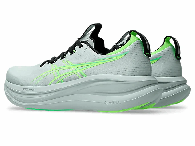 ASICS Men Gel-Nimbus 28 Wide - Cold Moss / Illuminate Green - Image 4