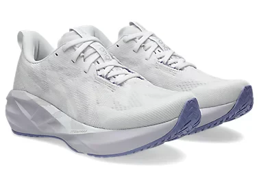 ASICS Women Novablast 5 Wide - White / Lilac Hint - Image 2
