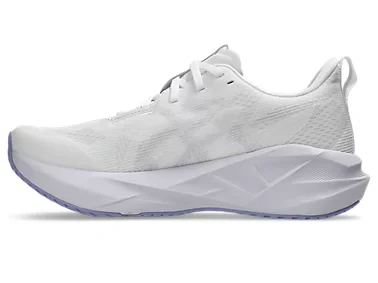 ASICS Women Novablast 5 Wide - White / Lilac Hint - Image 5