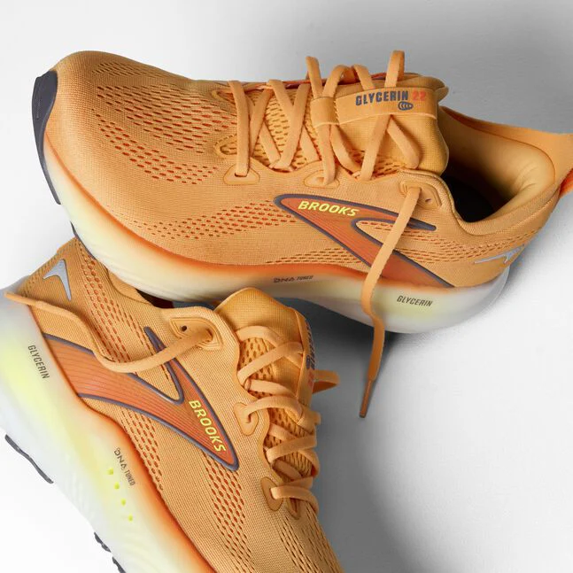 Brooks Men Glycerin 22 - Orange / Nightlife / White - Image 2