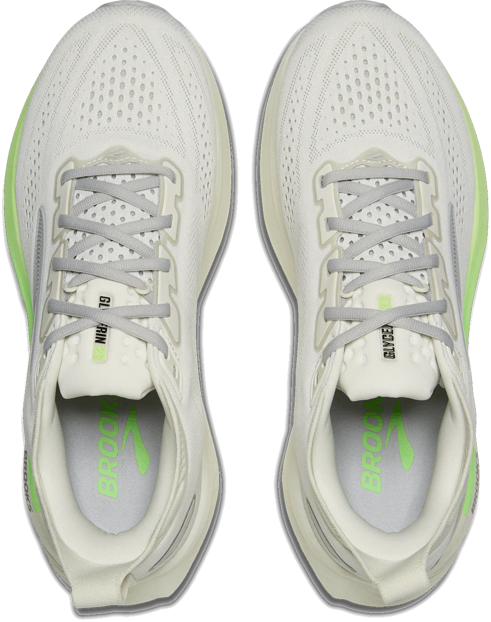 Brooks Men Glycerin 23 Wide - Grey / Green / Black - Image 3