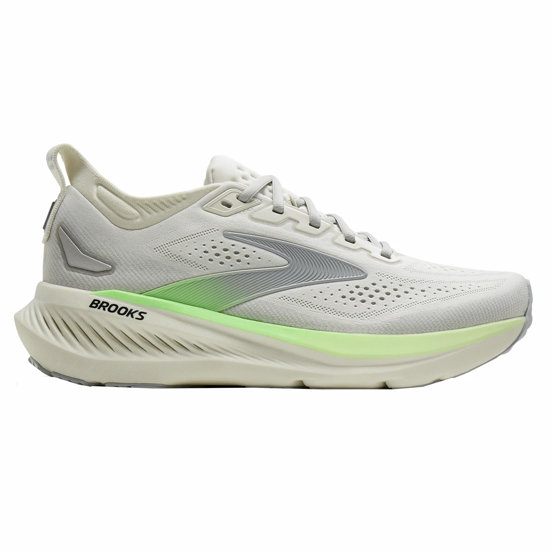 Brooks Men Glycerin 23 Wide - Grey / Green / Black - Image 7