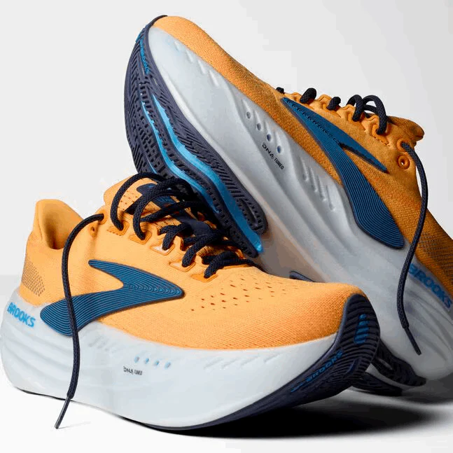 Brooks Men Glycerin Max - Blazing Orange / Blue / White - Image 2