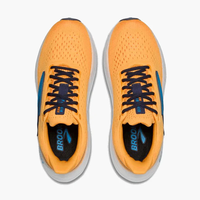 Brooks Men Glycerin Max - Blazing Orange / Blue / White - Image 4