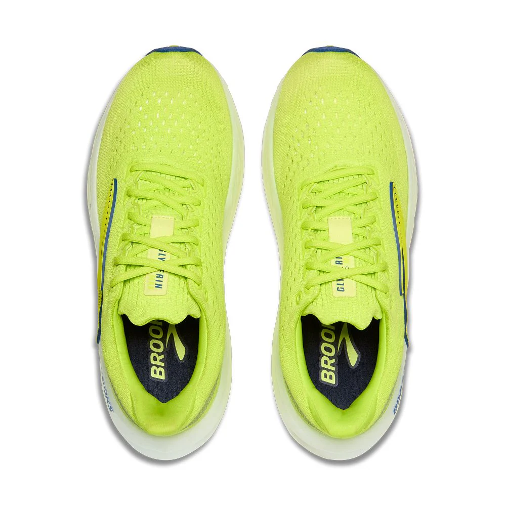 Brooks Men Glycerin Max - Lime / Navy Peony / White - Image 4