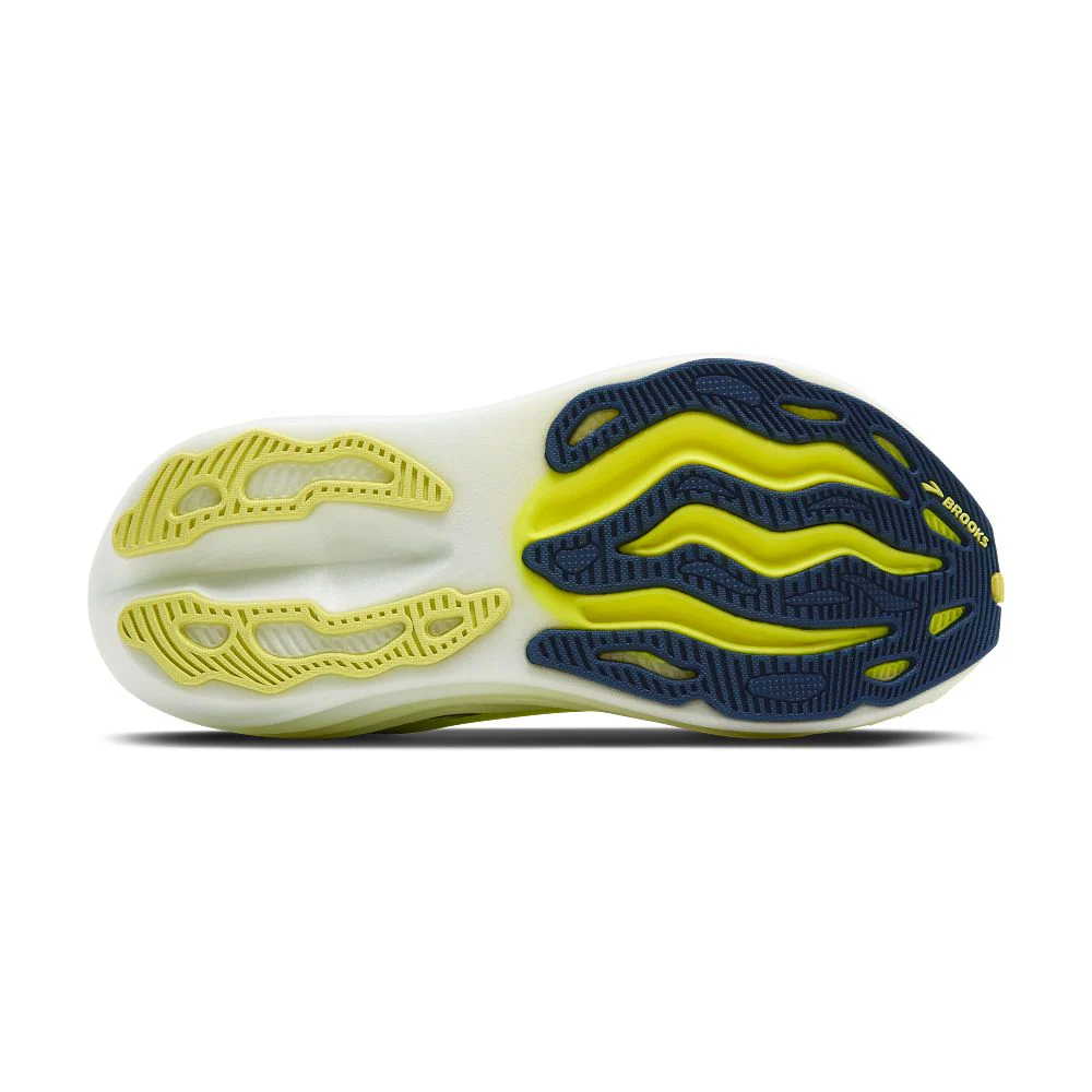 Brooks Men Glycerin Max - Lime / Navy Peony / White - Image 5