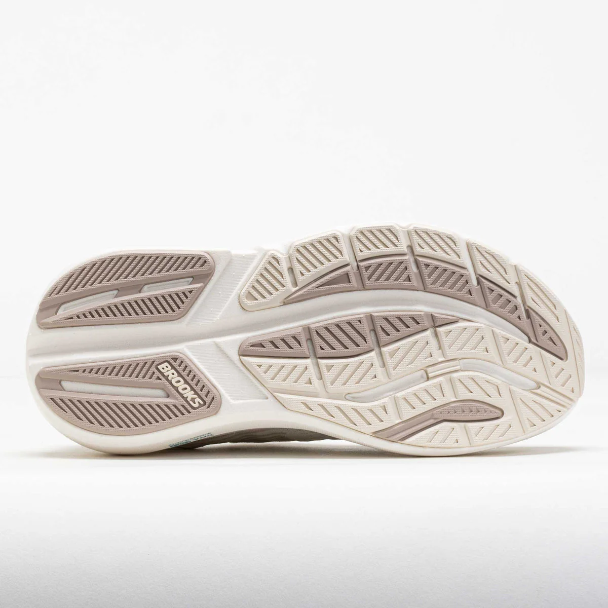 Brooks Women Ghost Max 3 Wide - Coconut / Chateau Grey / Blue - Image 5