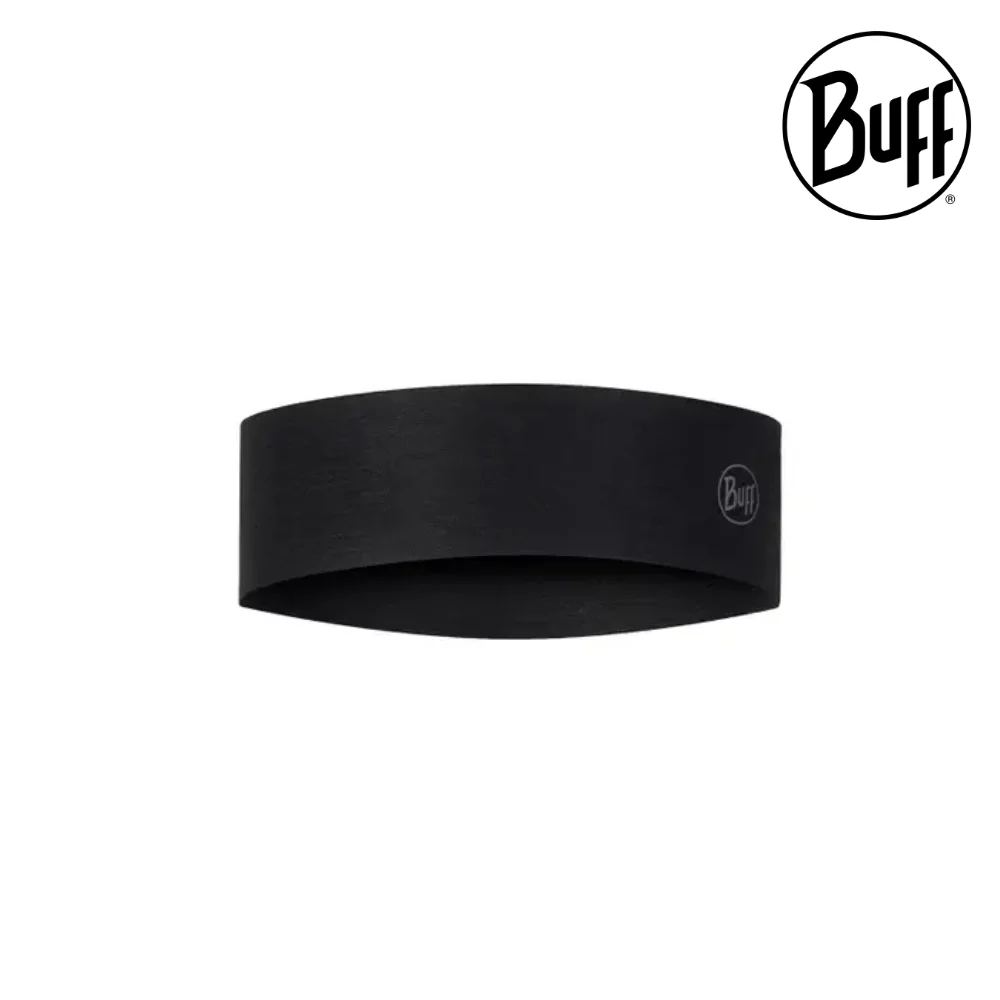 BUFF® CoolNet UV Slim Headband - Solid Black OS