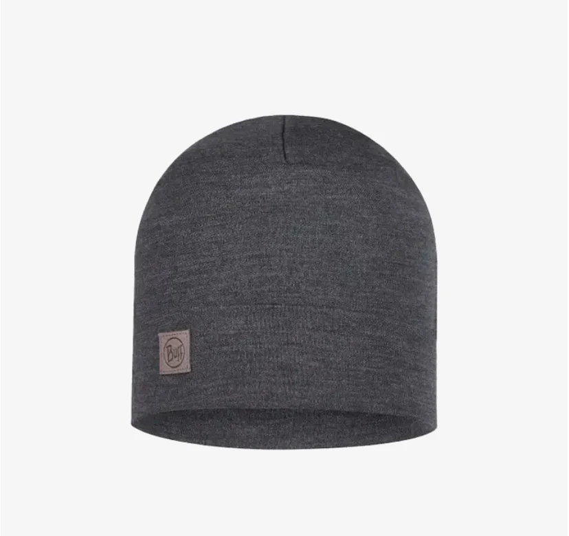 BUFF® Merino Heavyweight Beanie - Solid Grey - Image 2