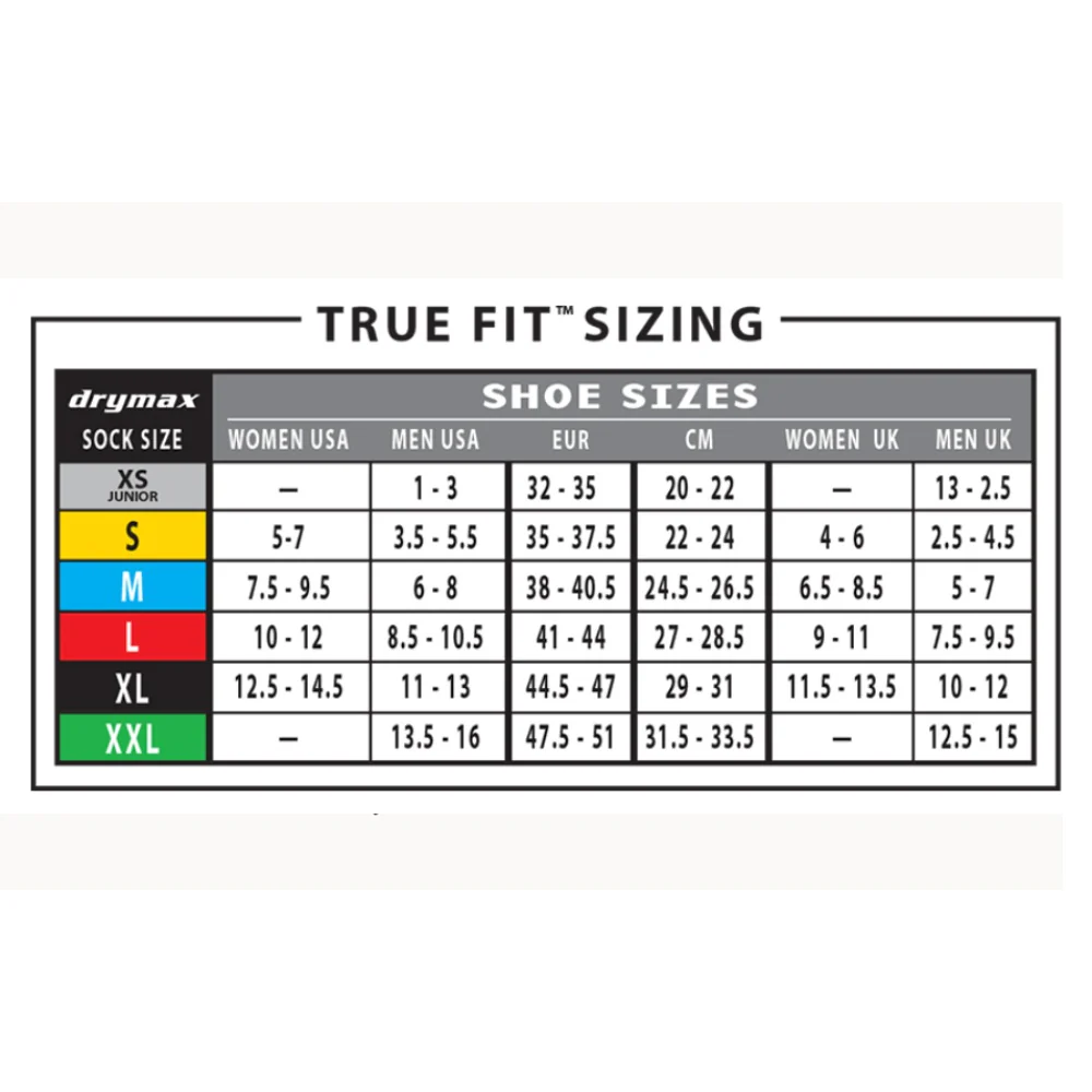 Drymax Lite Trail Running 1/4 Crew - Dark Gray / Black - Image 5