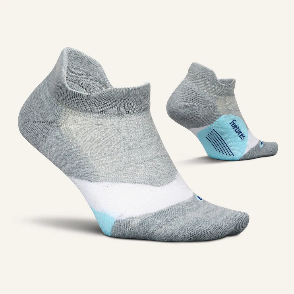 Feetures Active Elite Light Cushion No Show Tab - Gray Sky - Image 4