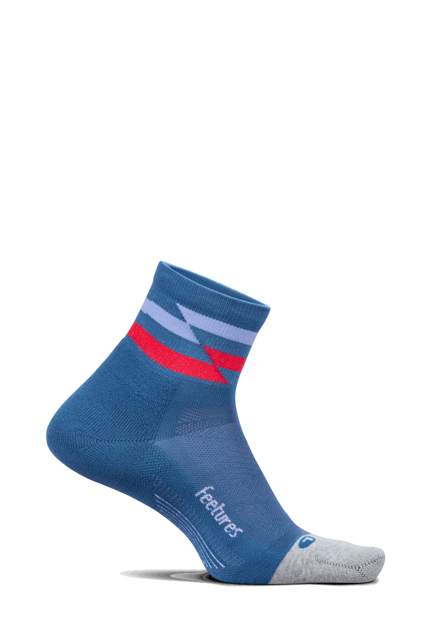 Feetures Active Elite Light Cushion Quarter - Blue Track - Image 2