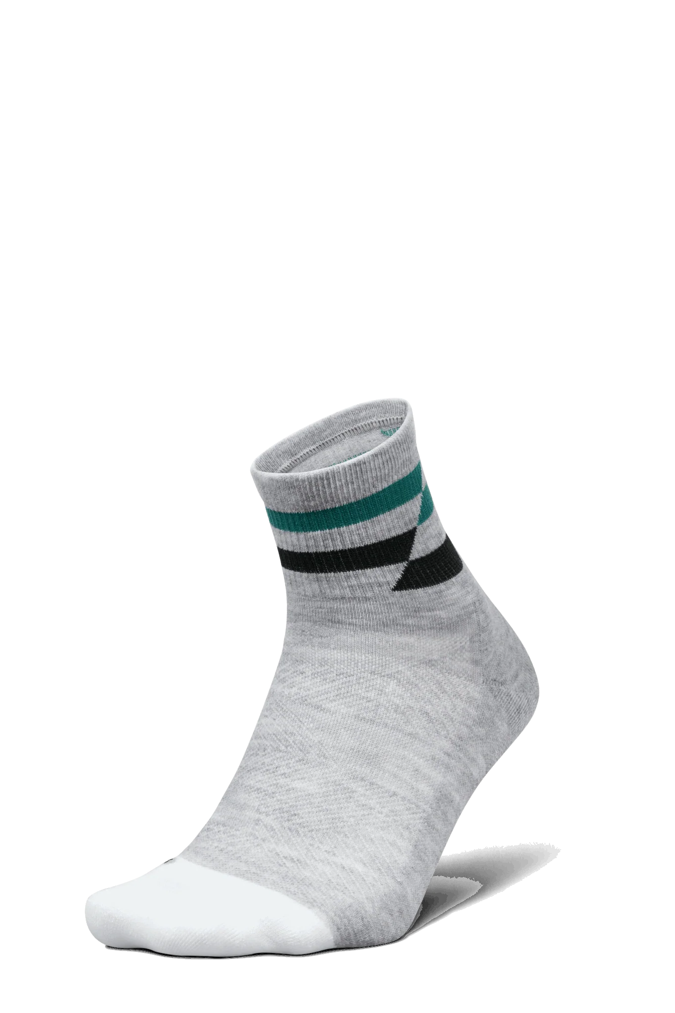 Feetures Active Elite Max Cushion Quarter - Gray Track - Image 6
