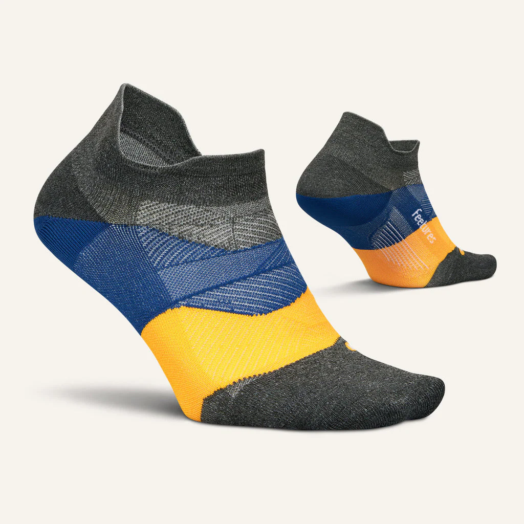 Feetures Active Elite Ultra Light Cushion No Show Tab - Iron Seal - Image 2