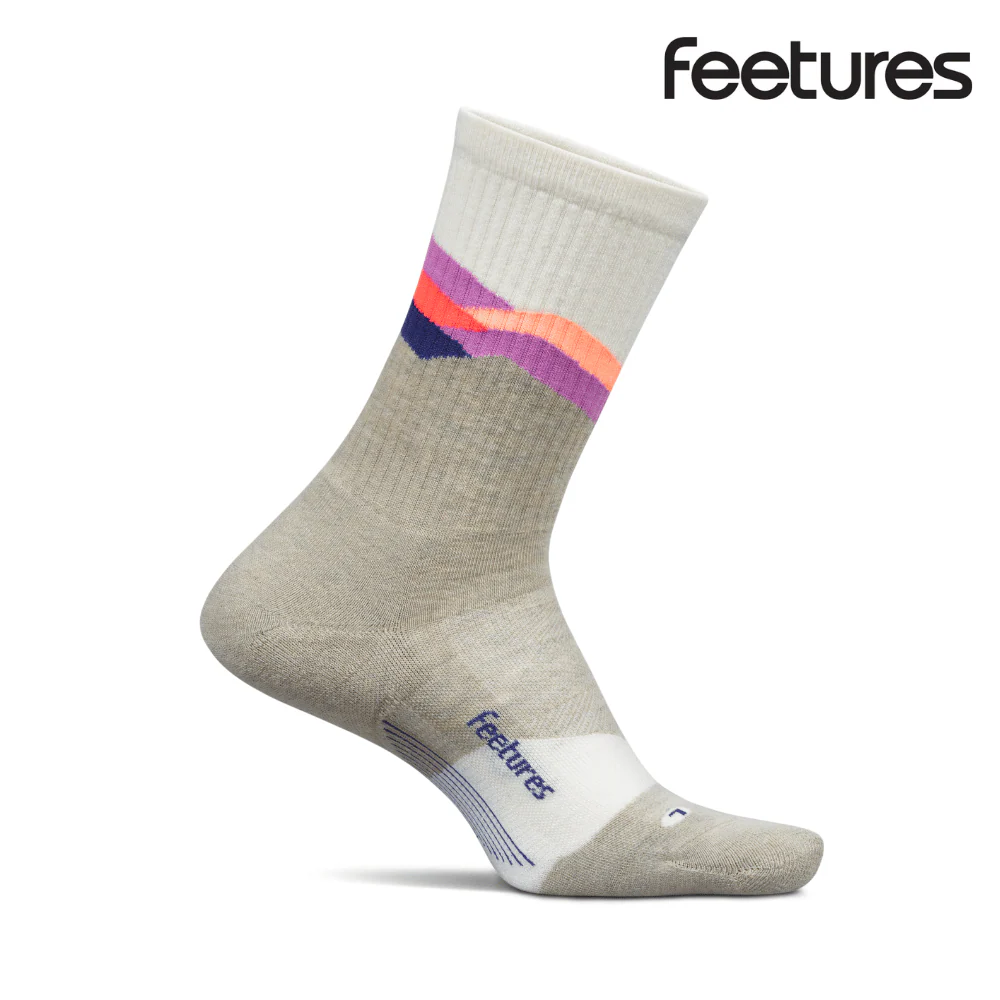 Feetures Trail Max Cushion Mini Crew - Mountain High Cream