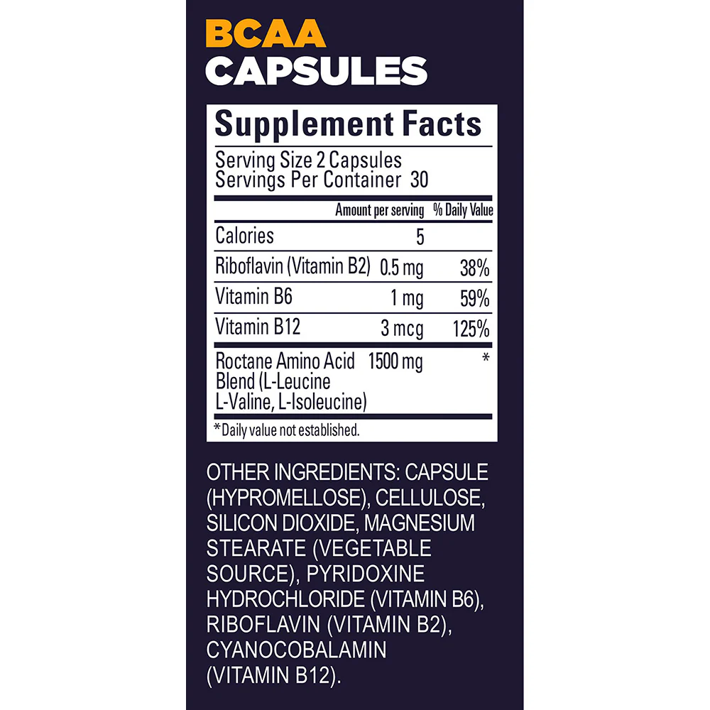 GU Roctane BCAA 60 Capsules - Expiry Date: October 2025 - Image 2