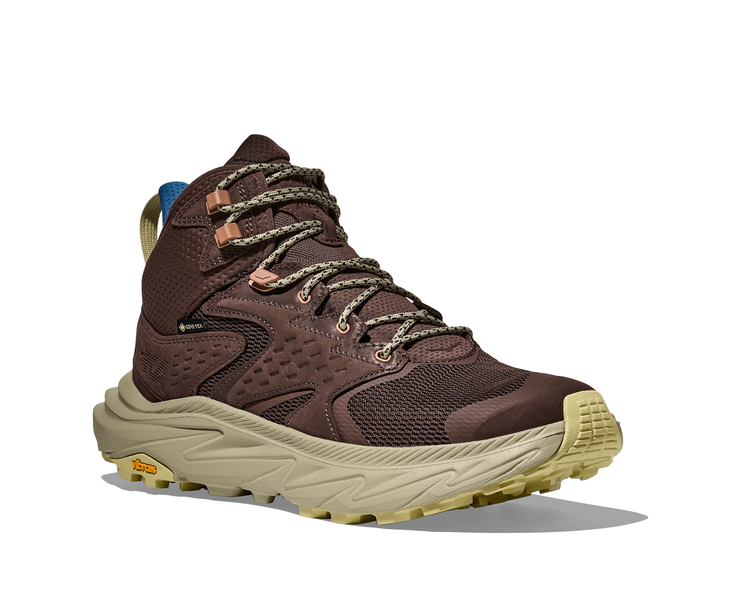 HOKA Men Anacapa 2 Mid GTX - Walnut / Oyster Mushroom - Image 2