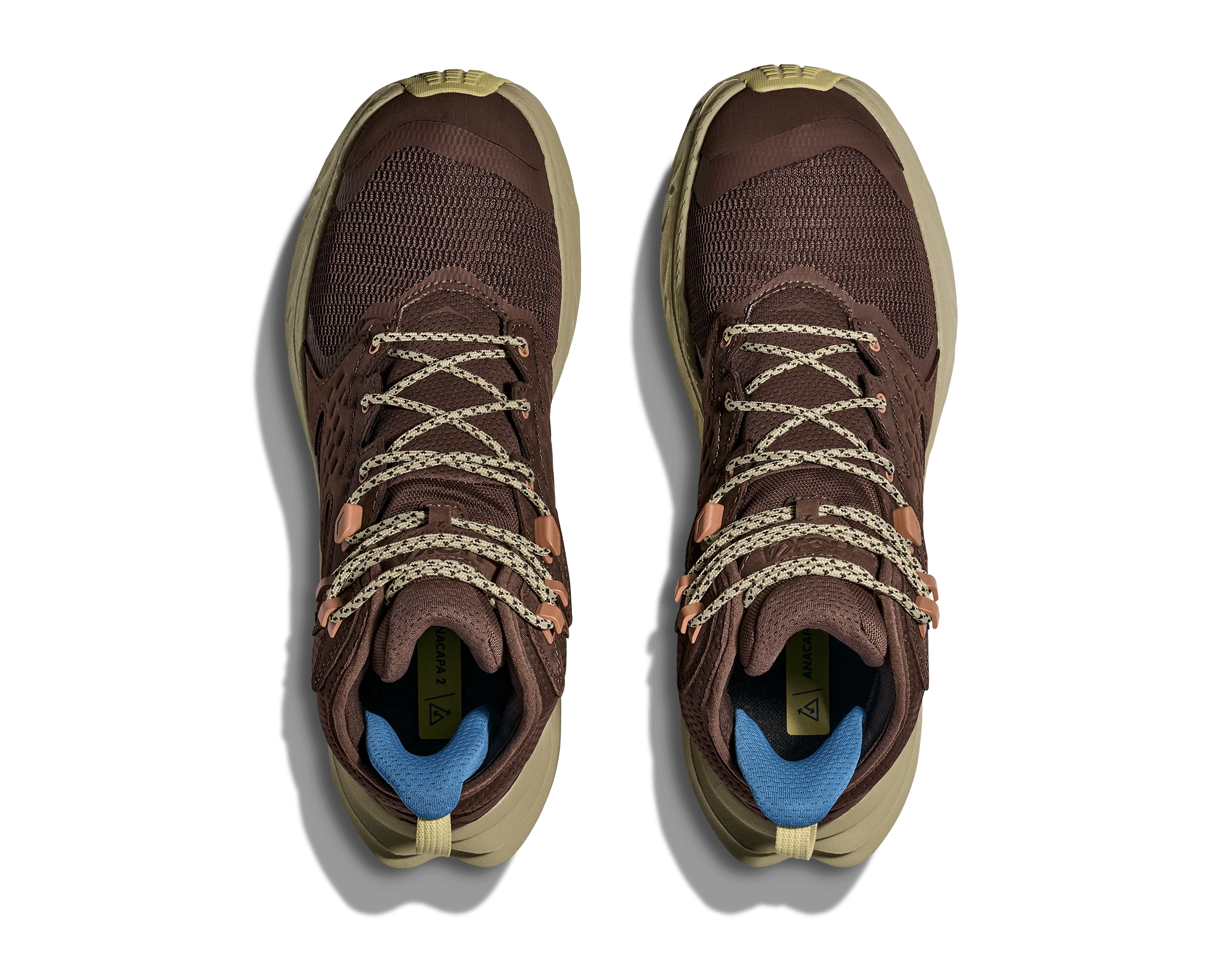 HOKA Men Anacapa 2 Mid GTX - Walnut / Oyster Mushroom - Image 3