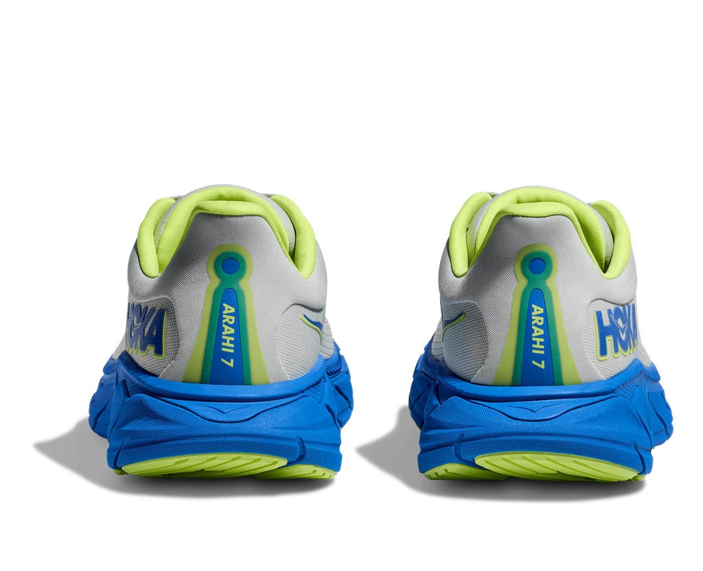 HOKA Men Arahi 7 Wide - Stardust / Electric Cobalt - Image 3