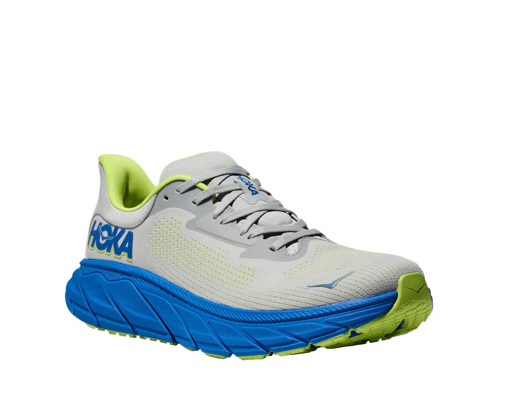HOKA Men Arahi 7 Wide - Stardust / Electric Cobalt - Image 4