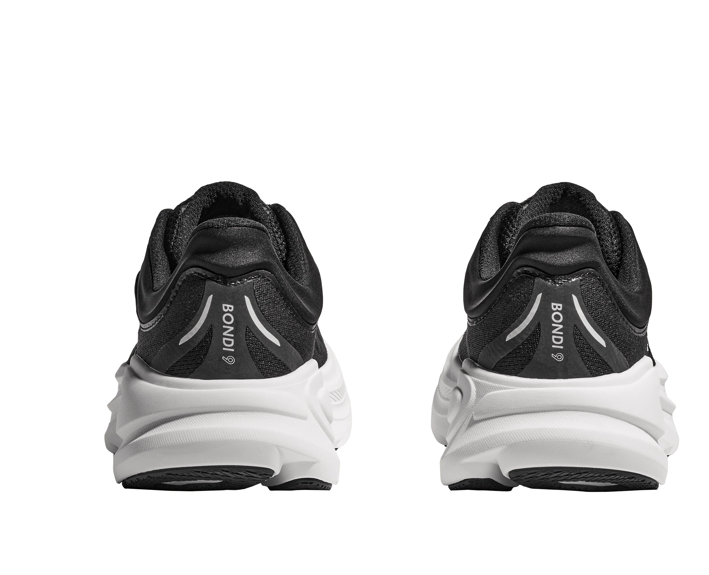 HOKA Men Bondi 9 Wide - Black / White - Image 5