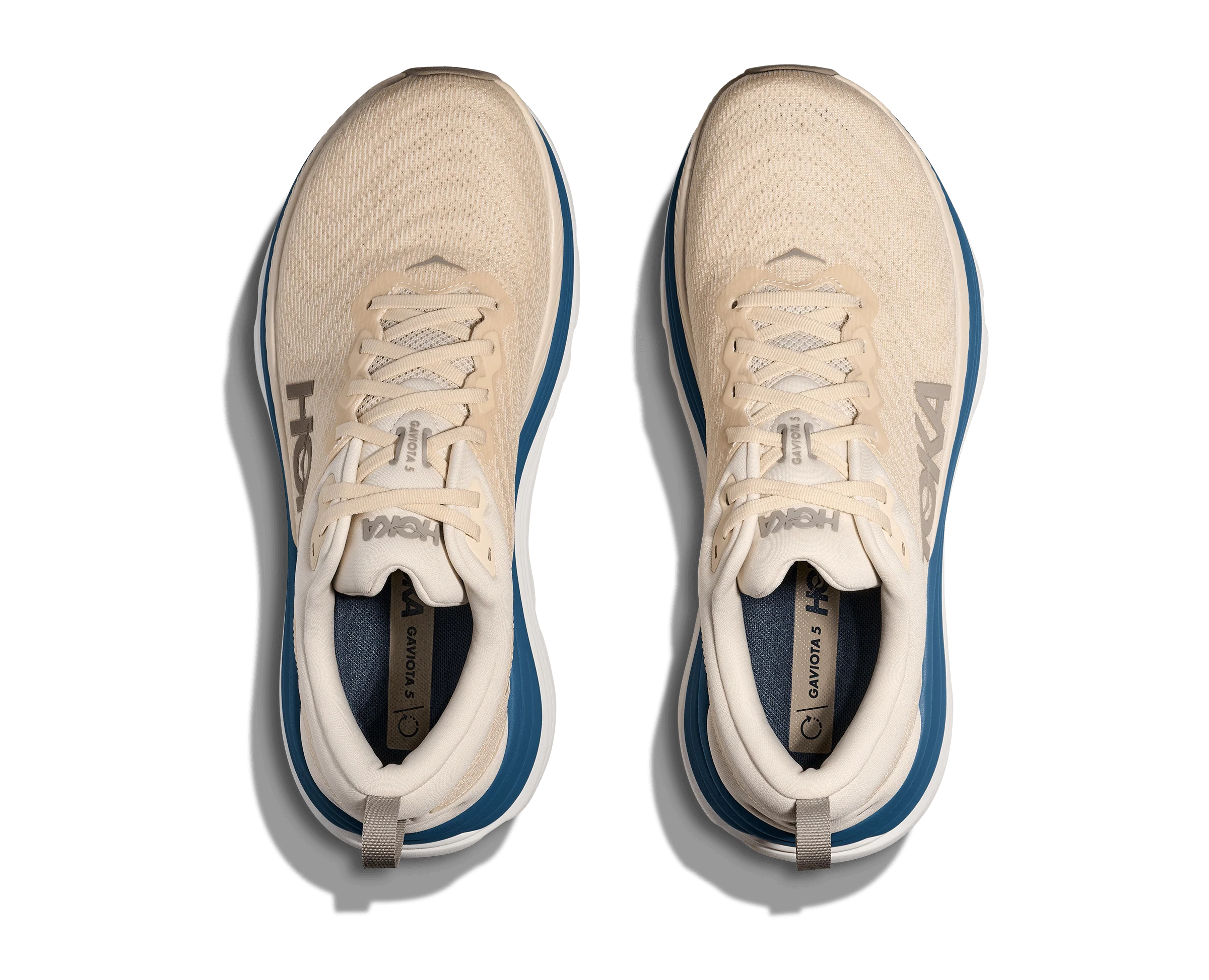 HOKA Men Gaviota 5 - Birch / Foggy Night - Image 2