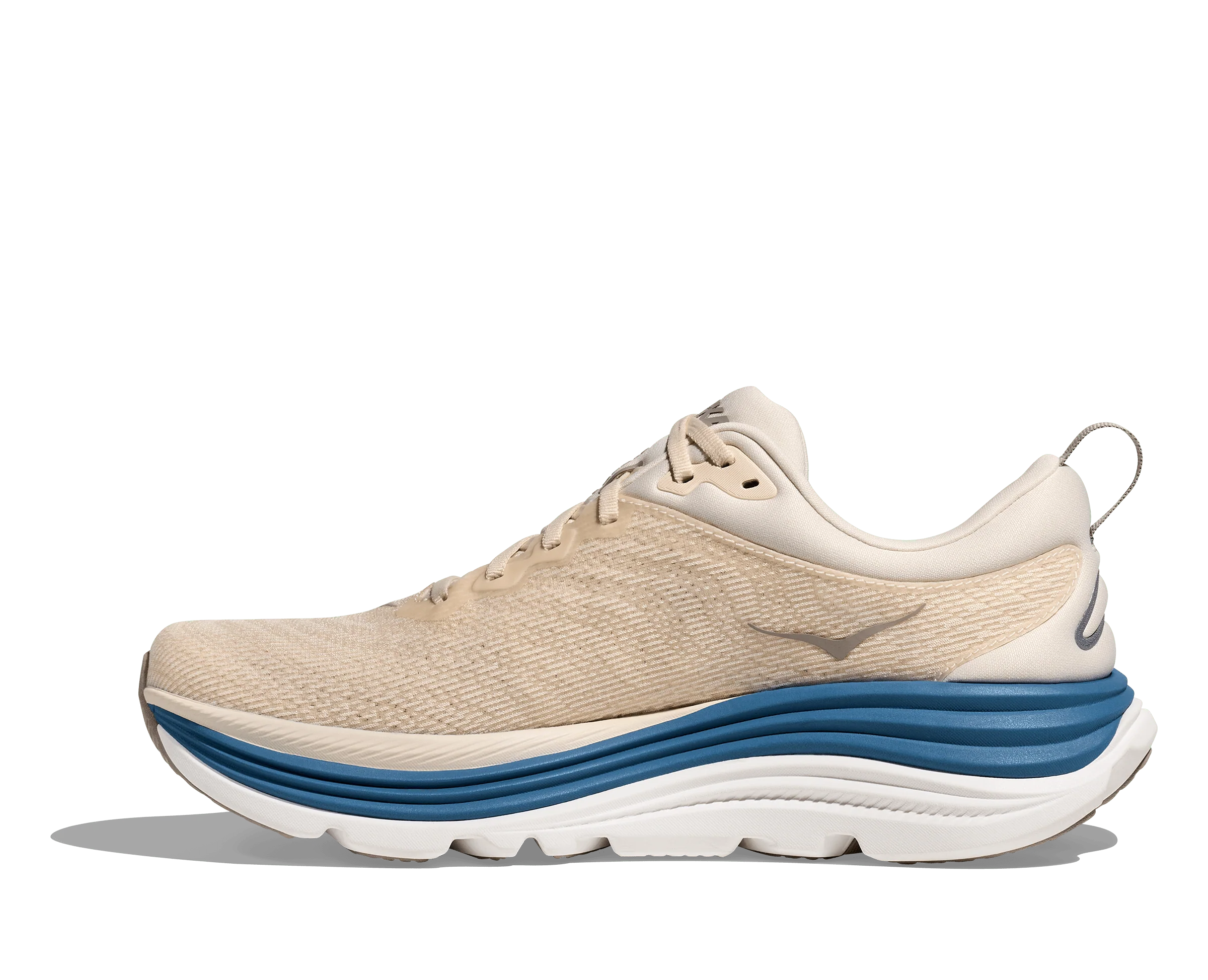 HOKA Men Gaviota 5 - Birch / Foggy Night - Image 5