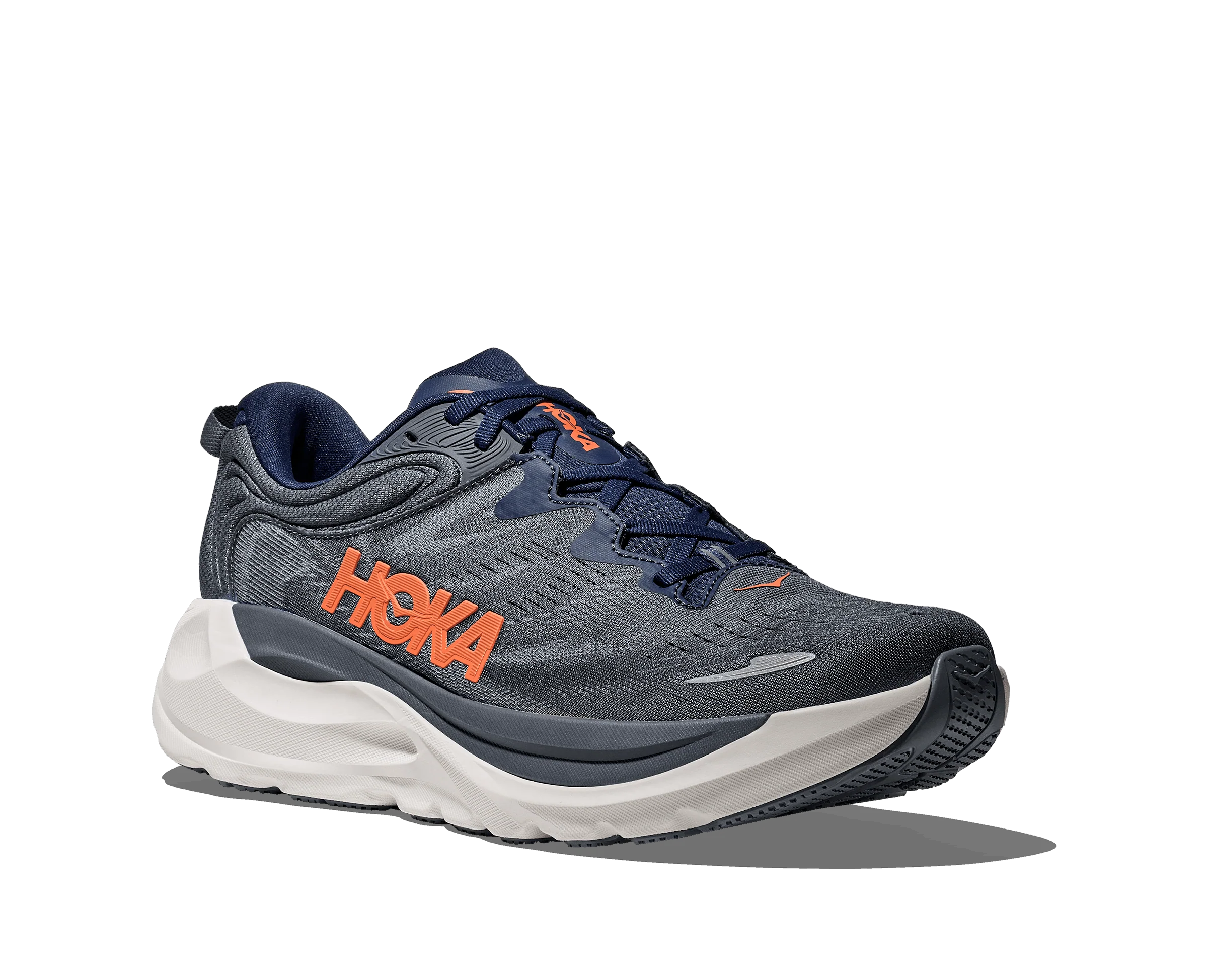 HOKA Men Gaviota 6 Wide - Midnight Blue / Faded Navy - Image 2