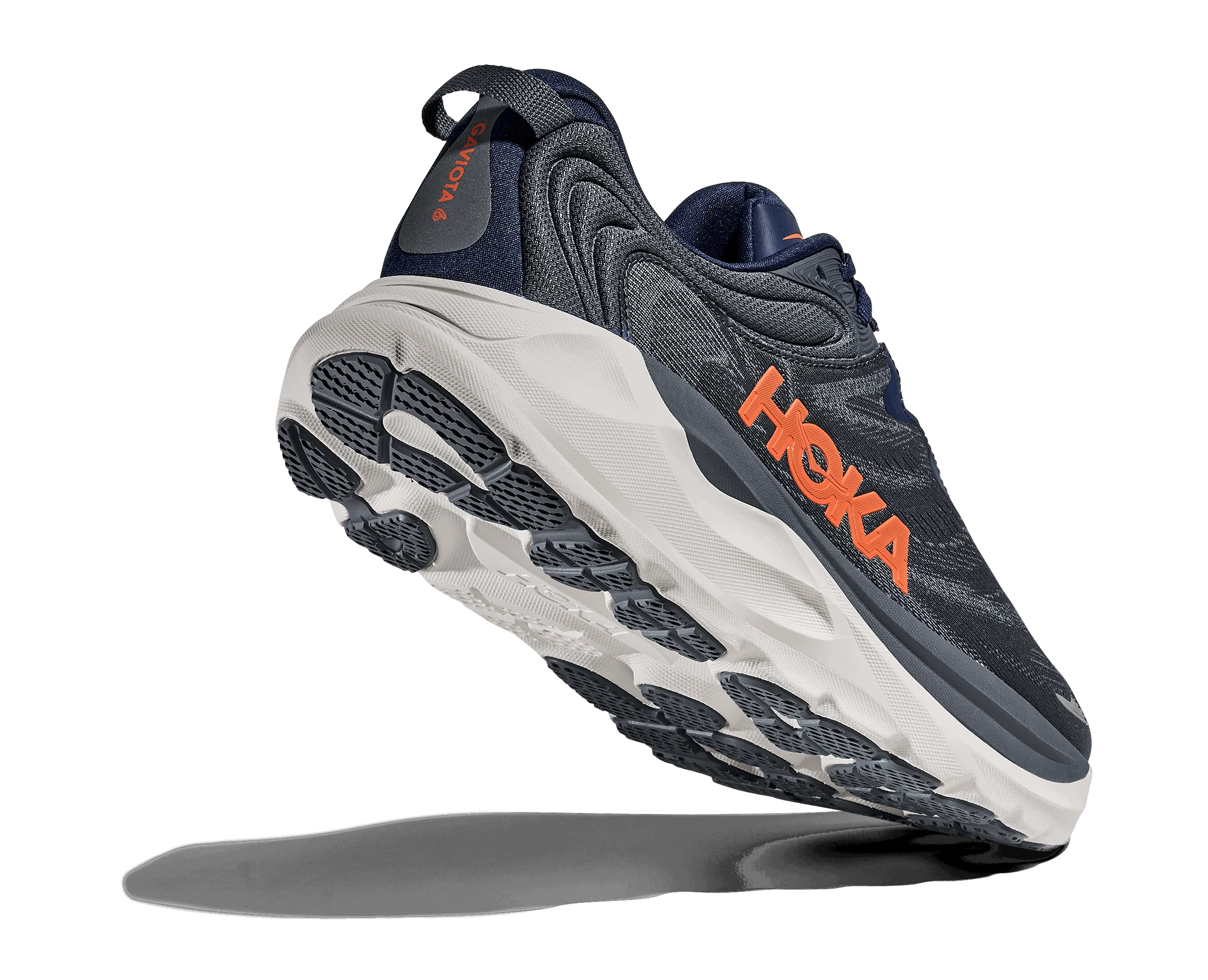 HOKA Men Gaviota 6 Wide - Midnight Blue / Faded Navy - Image 5