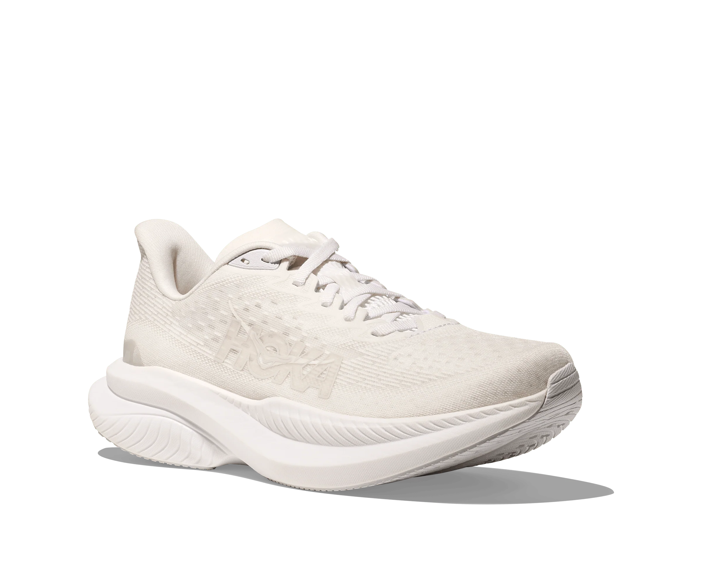 HOKA Men Mach 6 Wide - White / White - Image 2