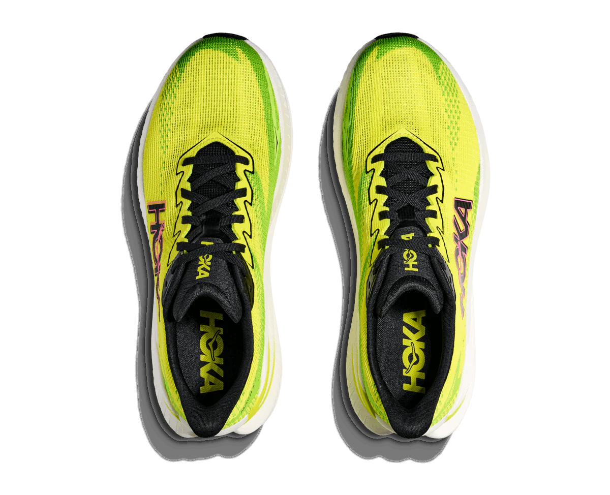 HOKA Men Mach X 3 Wide - Neon Hoka Citrus / Neon Lime - Image 4