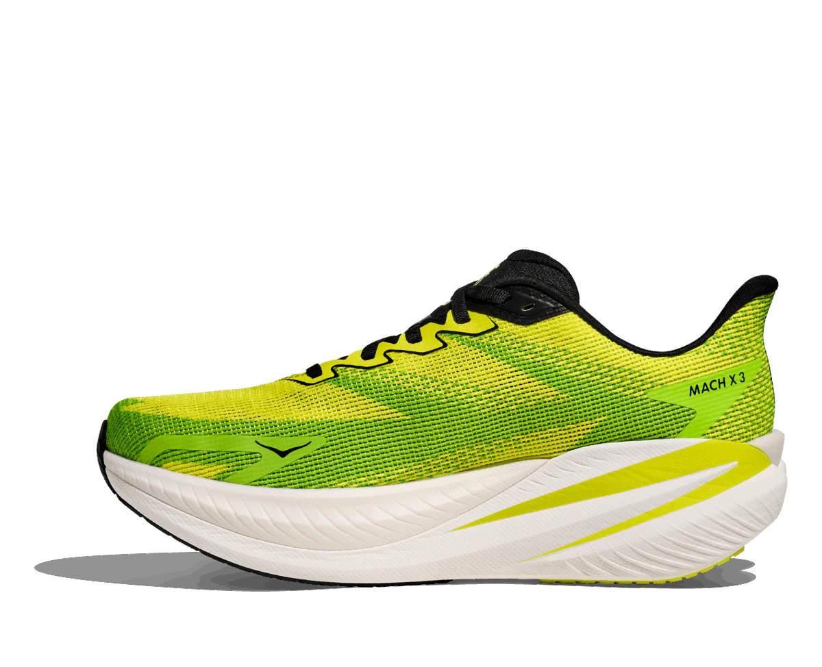HOKA Men Mach X 3 Wide - Neon Hoka Citrus / Neon Lime - Image 8