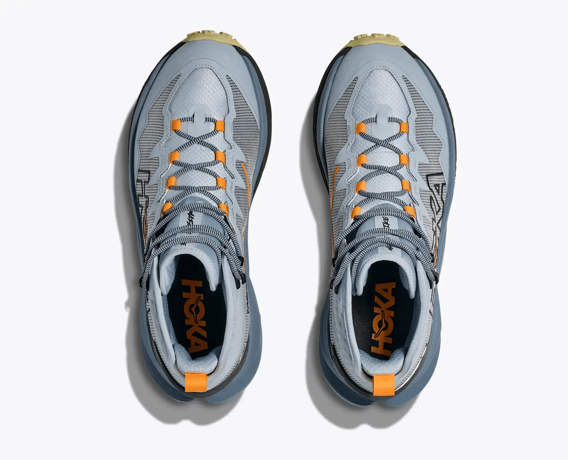 HOKA Men Mafate Hike - Mineral Blue / Tumeric - Image 3