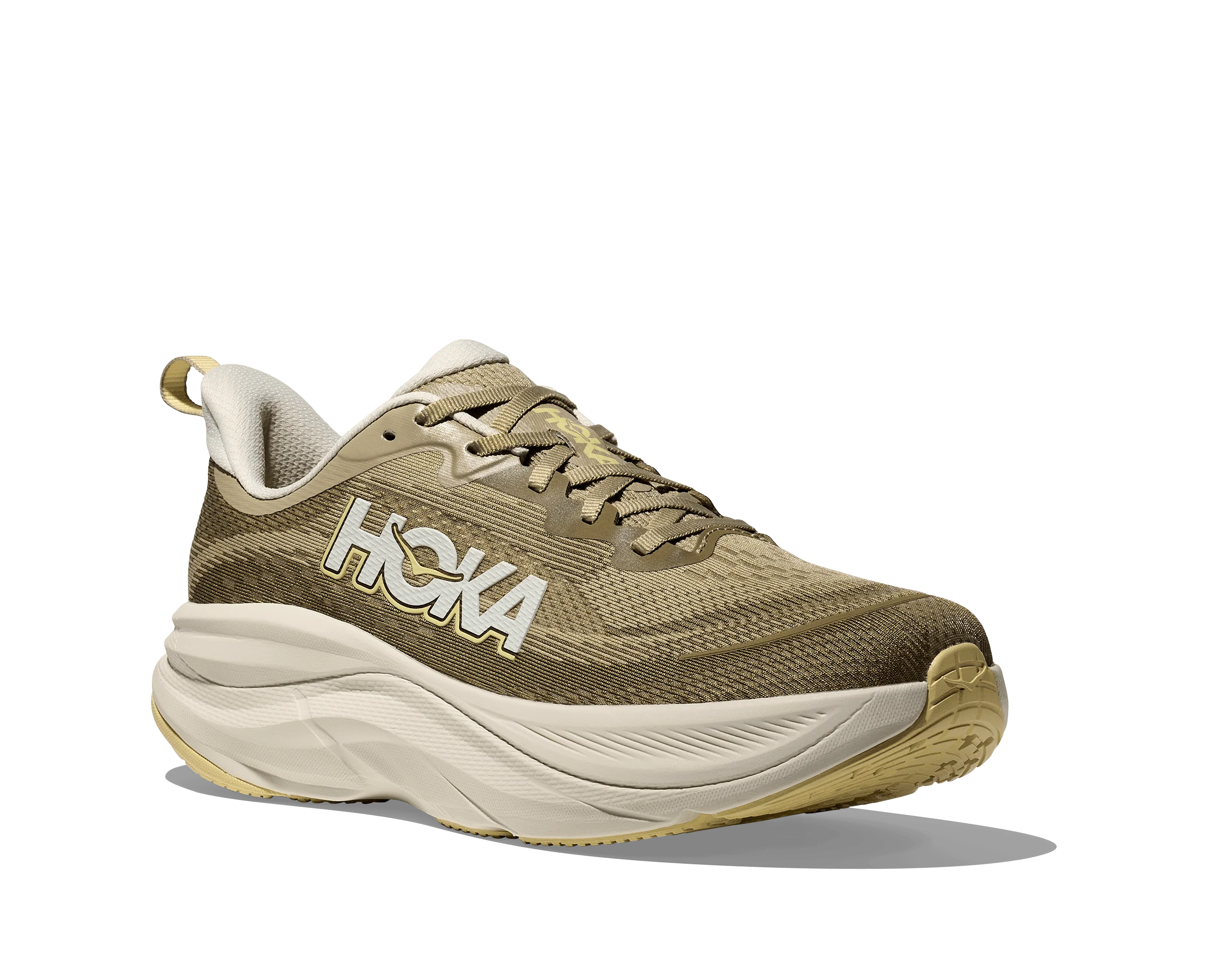 HOKA Men Skyflow Wide - Wild Mushroom / Grassland - Image 2