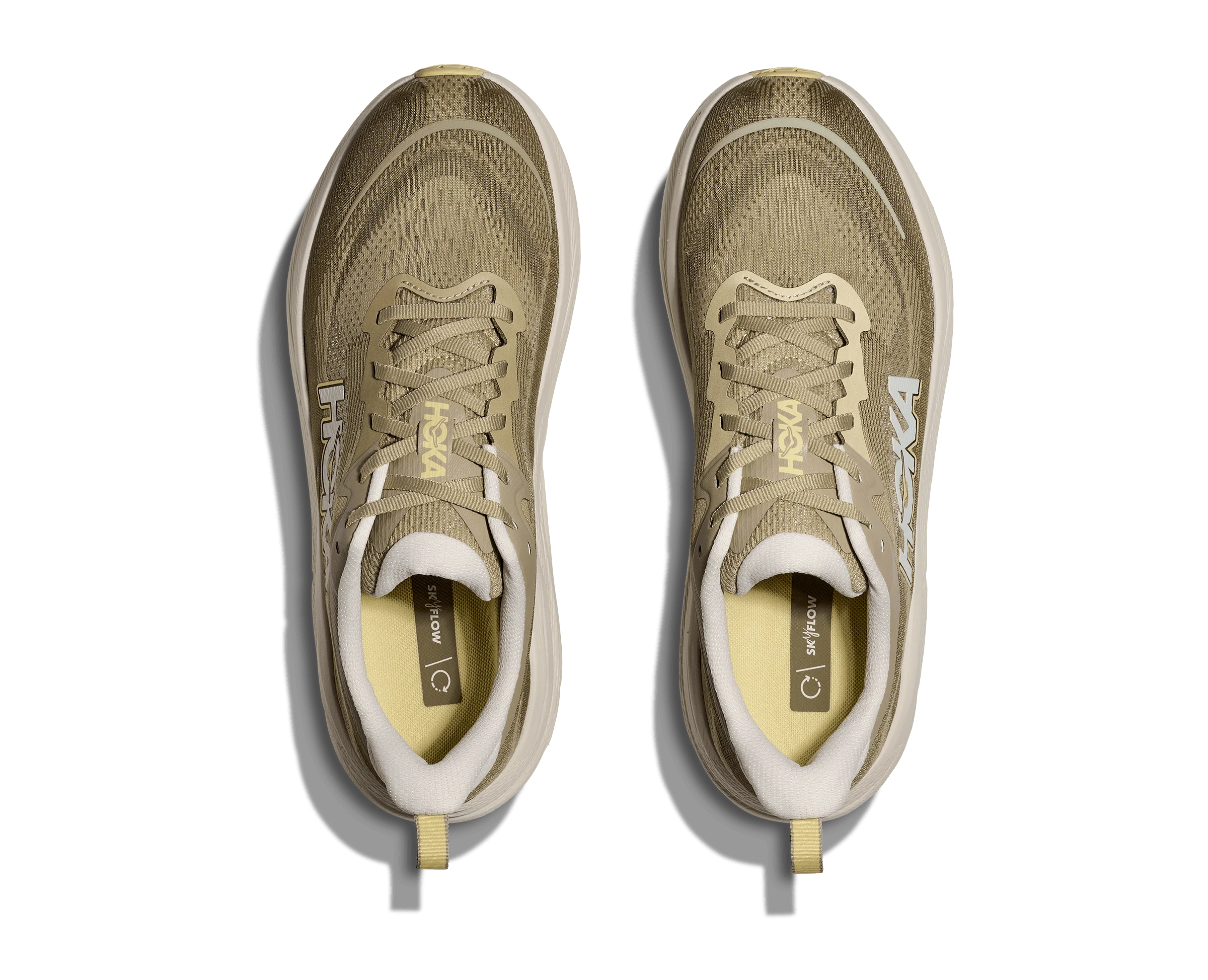HOKA Men Skyflow Wide - Wild Mushroom / Grassland - Image 3