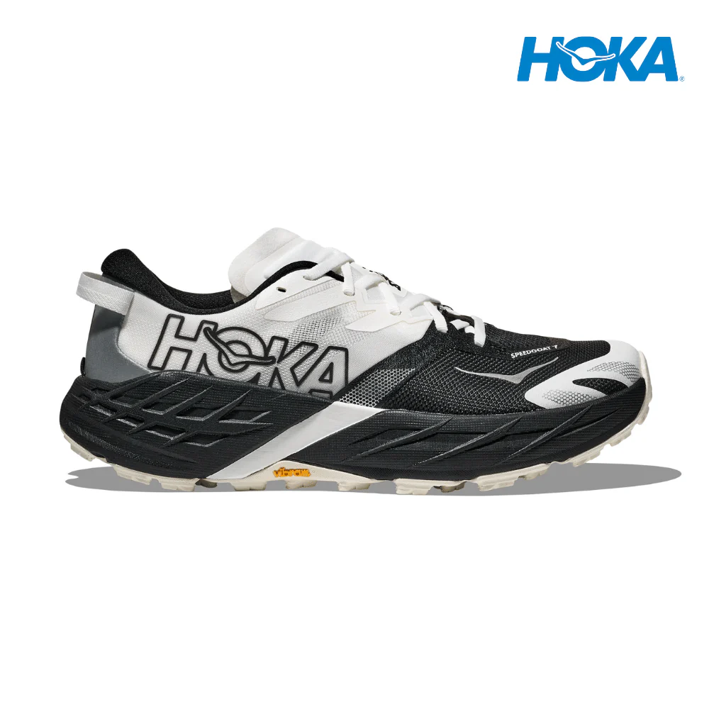 HOKA Men Speedgoat 7 Wide - Black / White