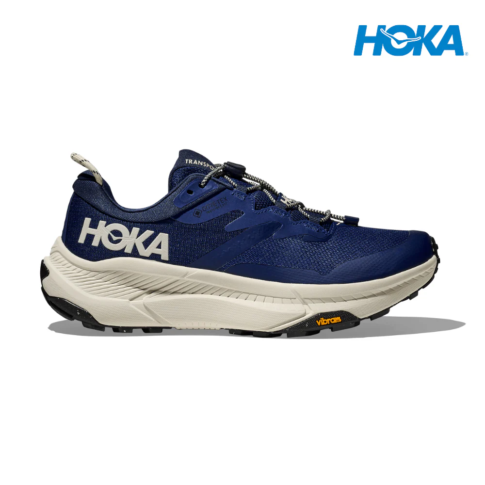 HOKA Men Transport GTX - Midnight Blue / Truffle Salt