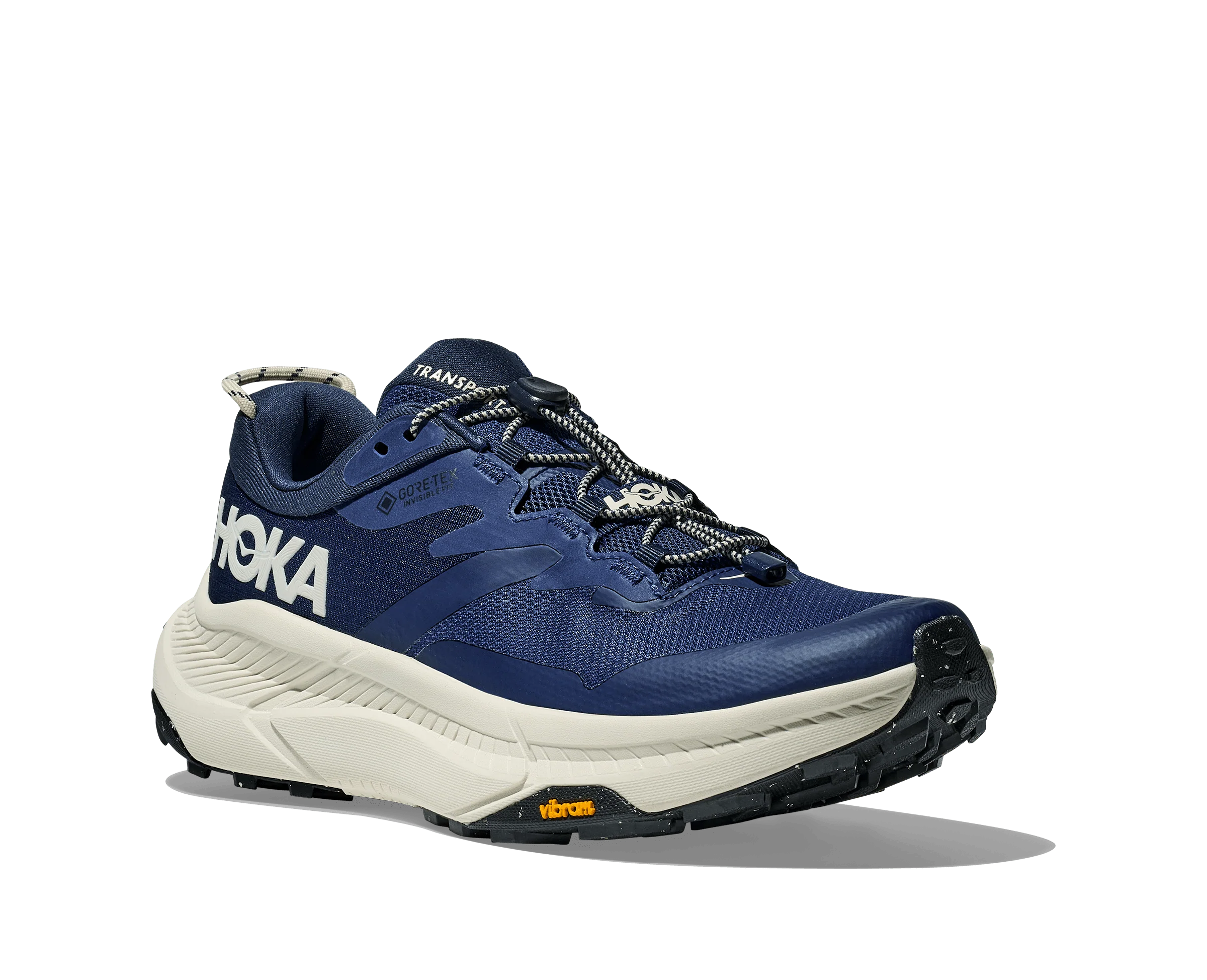 HOKA Men Transport GTX - Midnight Blue / Truffle Salt - Image 2