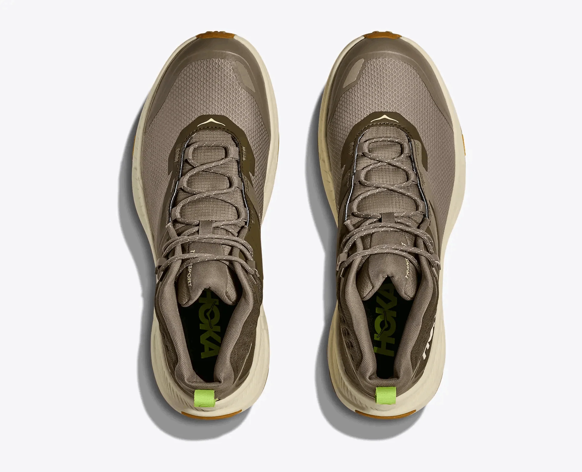 HOKA Men Transport Hike GTX - Light Roast / Eggshell - Image 3