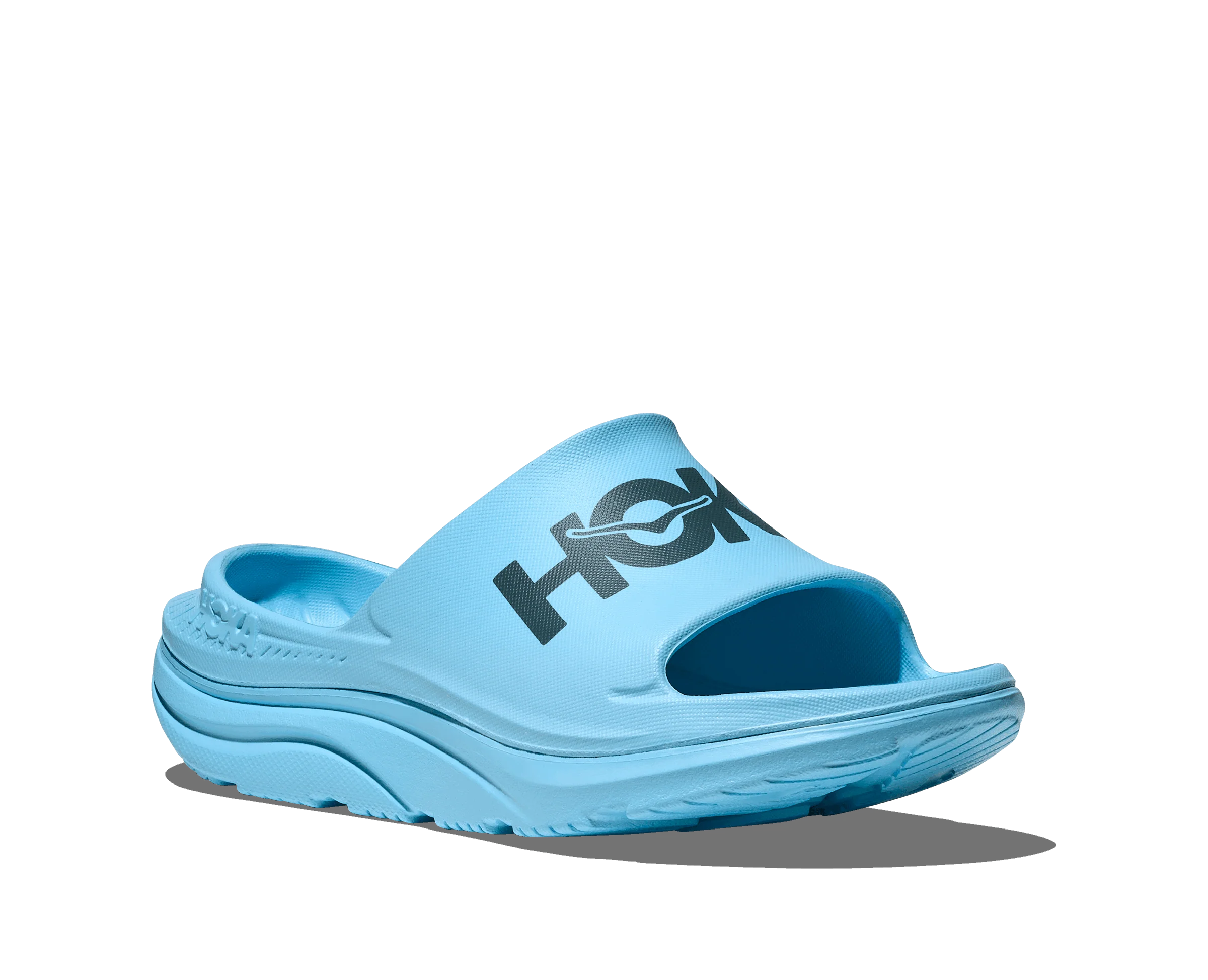 HOKA Unisex Ora Athletic Slide - Soaring Blue / Faded Navy - Image 2