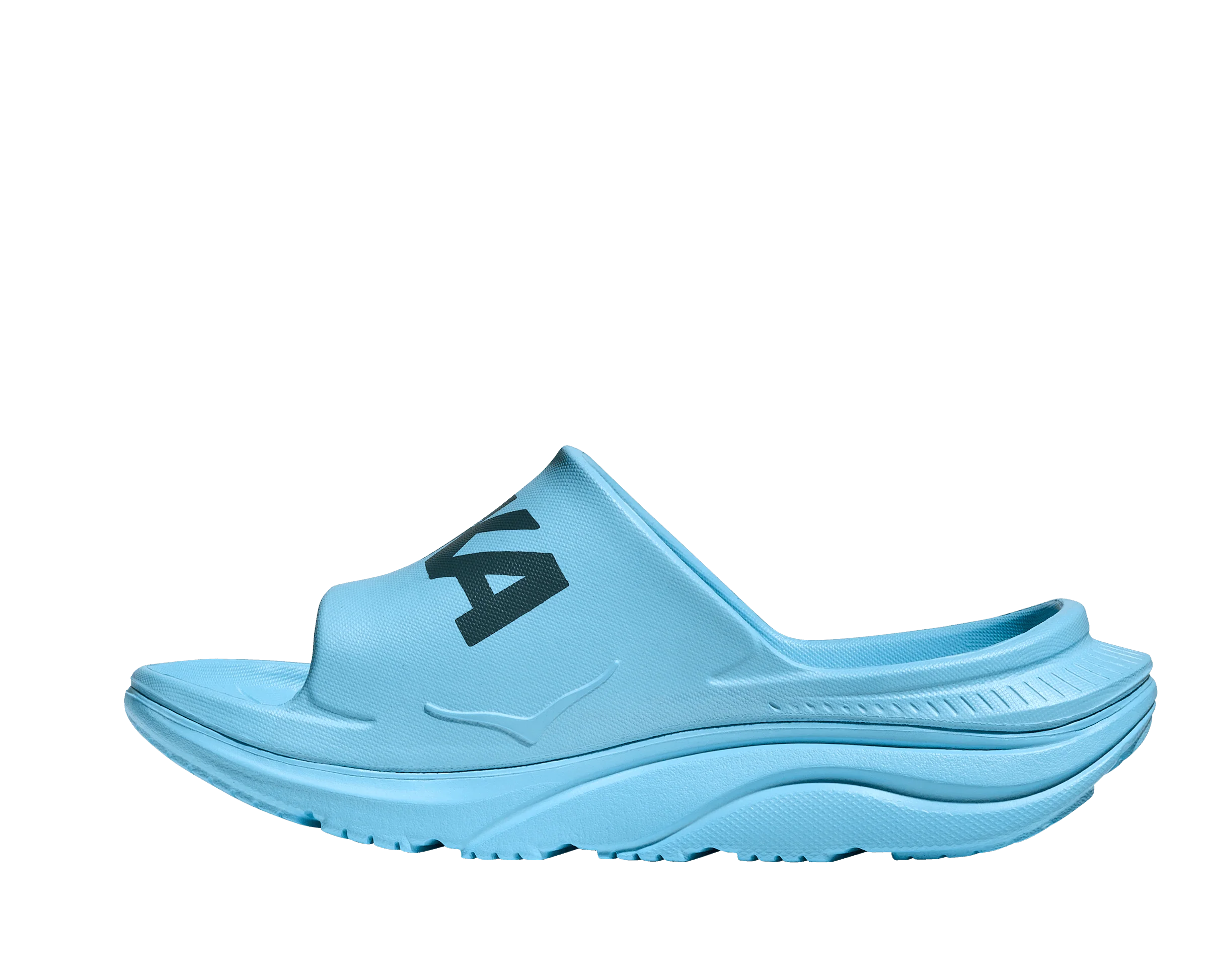 HOKA Unisex Ora Athletic Slide - Soaring Blue / Faded Navy - Image 6