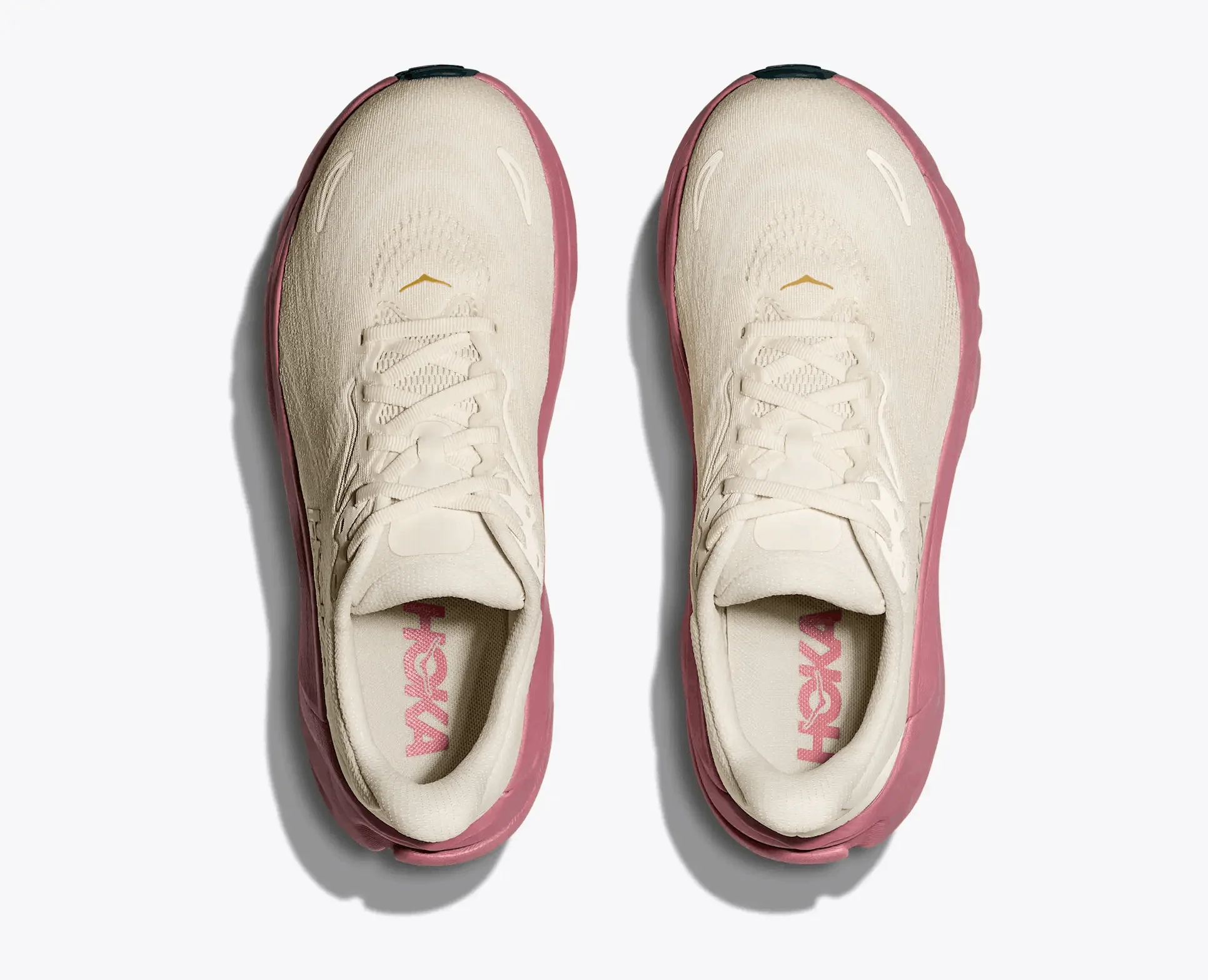 HOKA Women Arahi 8 Wide - Alabaster / Lingonberry - Image 3